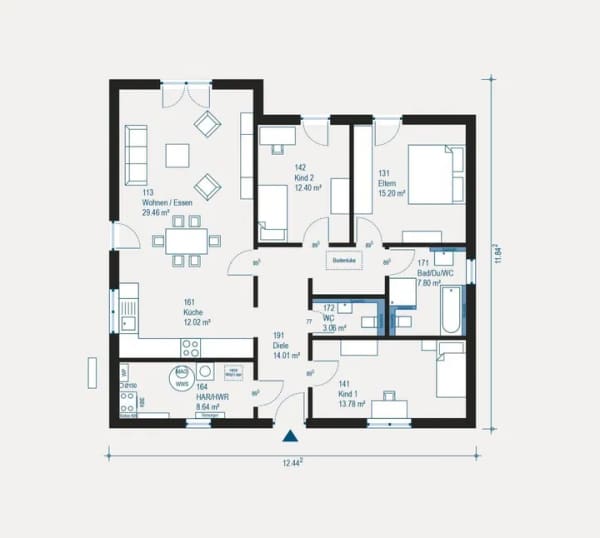 Immobilie in Harxheim - Moderner geplanter Bungalow in Harxheim - Ihr individuelles Zuhause - Bild 2