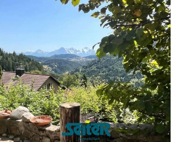 Immobilie in Kleines Wiesental - Einfamilienhaus in Stockmatt: Wo die Alpen zum Fenster hereinschauen - Bild 0
