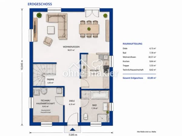 Immobilie in Bruck i.d.OPf. - Einfamilienhaus freistehend in Bruck in der Oberpfalz (Bruck i.d.OPf.) - Bild 4