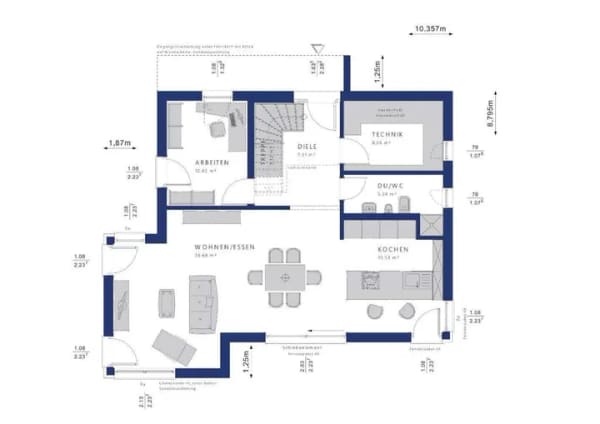Immobilie in Oberthal - Bestpreisgarantie bei Bien-Zenker - Individuelles Architektenhaus mit tollem Grundstück! - Bild 2