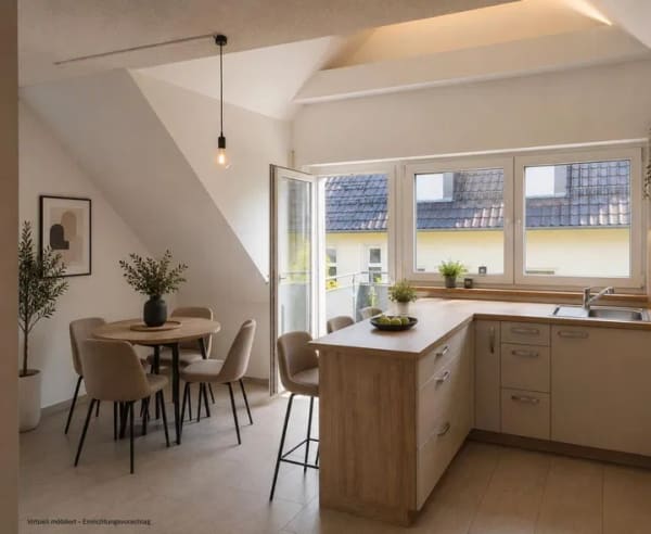 Immobilie in Kemnath - Moderne 5-Zi.-Maisonette-Wohnung | 107 m² | Garage | Balkon | EBK - Bild 0