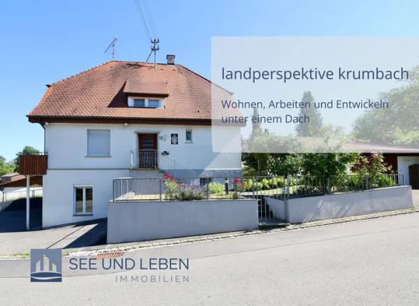 Immobilie in Sauldorf - Krumbach: Viel Raum für Ideen – Wohnen, Arbeiten und Entwickeln unter einem Dach - Bild 0