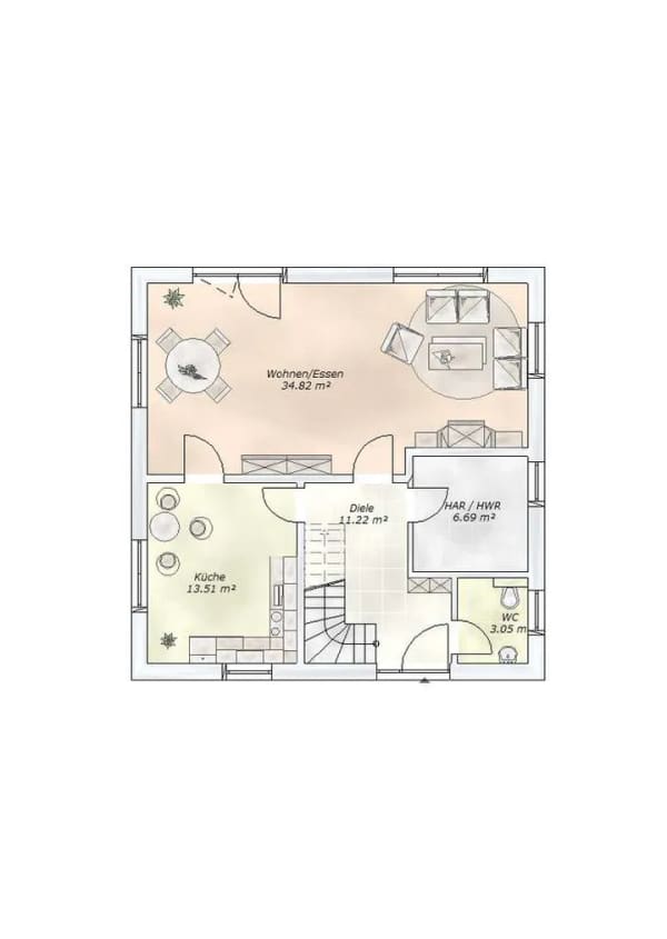 Immobilie in Goethestadt Bad Lauchstädt - Attraktive Stadtvilla m. Wärmepumpe – Grundriss flexibel – Siedlungs-Grundstück inklusive!!!! - Bild 1