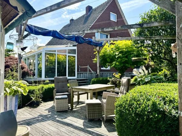 Immobilie in Wietmarschen - Traumhafter Garten trifft auf viel Wohnfläche in Lohne: Einfamilienhaus mit Wintergarten! - Bild 4