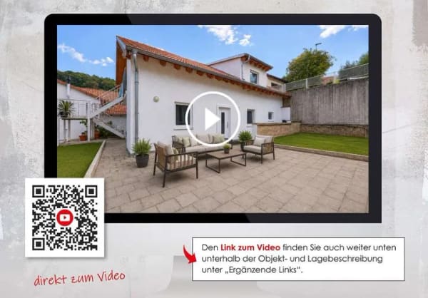 Immobilie in Dörrenbach - Kernsanierte 3-Zimmer-Wohnung mit hellen Räumen, Balkon & Gartenterrasse - Bild 1
