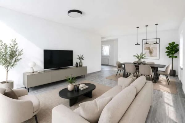 Immobilie in Dörrenbach - Kernsanierte 3-Zimmer-Wohnung mit hellen Räumen, Balkon & Gartenterrasse - Bild 2