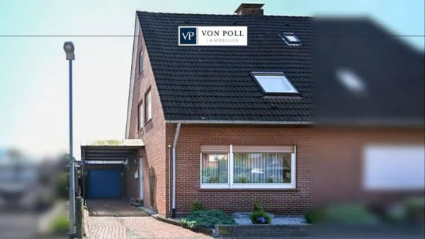 Immobilie in Nordhorn - Doppelhaushälfte in ruhiger Wohnlage von Nordhorn - Bild 0