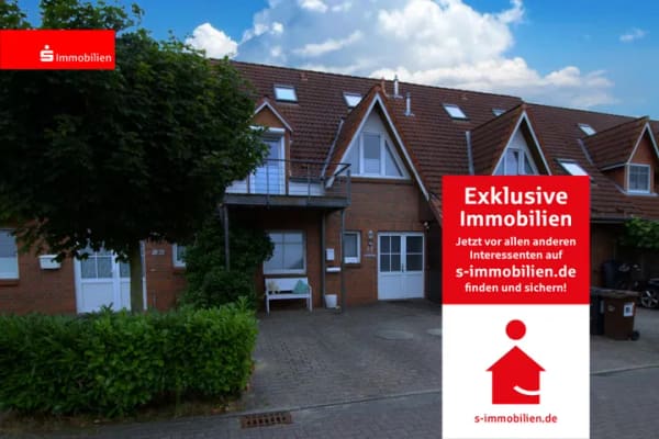 Immobilie in Westerrönfeld - Familienglück am Kanal- Großzügiges Reihenhaus mit 4 Schlafzimmern, Garten und Balkon - Bild 0