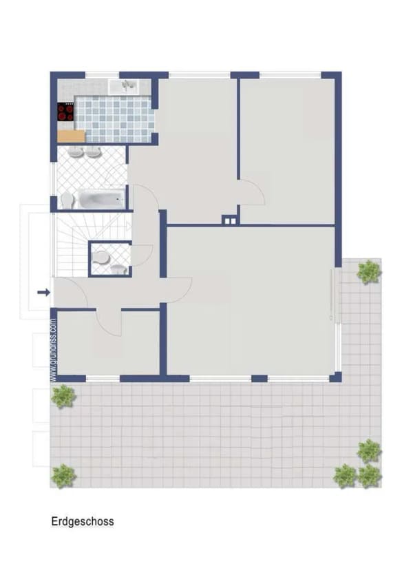 Immobilie in Burgthann - Naturnahes Grundstück mit eingewachsenem Einfamilienhaus - Bild 2