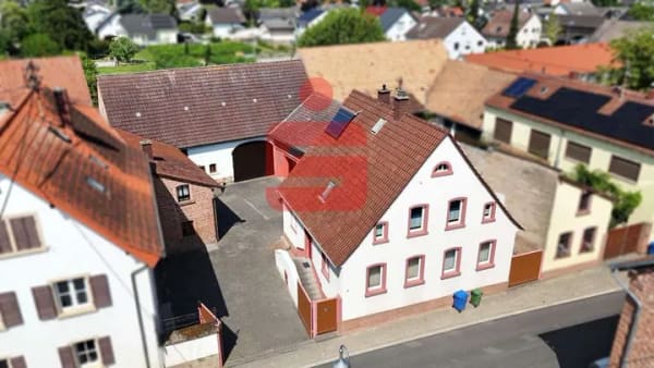 Immobilie in Friedelsheim - Ein Anwesen mit Charakter – großzügiges Hofanwesen mit traumhaftem Grundstück - Bild 0