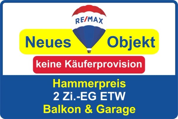 Immobilie in Heusenstamm - Keine Käuferprovision! Kaufen Sie ab € 249,- mtl.* / Renovierte 2 Zi.EG-ETW & Garage ! - Bild 0