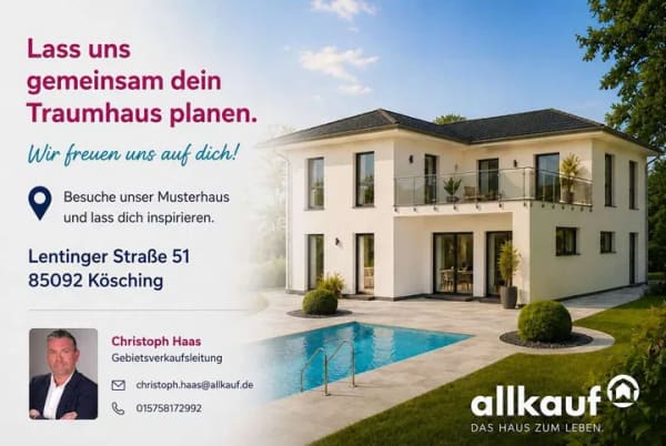 Immobilie in Wellheim - Großzügig wohnen - clever geplant und effizient gebaut mit allkauf - Bild 4
