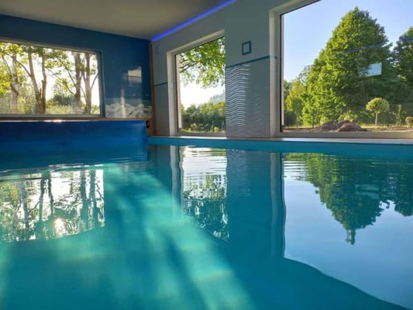 Immobilie in Großräschen - Luxusvilla mit Innenpool, Neubau 40 KFW in Lausitzer Seeland kaufen oder mieten - Bild 1