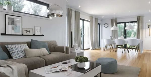 Immobilie in Burghaslach - energieeffizienter Neubau KfW mit 4 Zimmer und Grundstück in Burghaslach - Bild 1