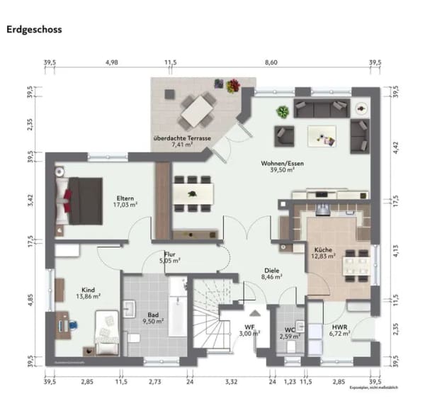 Immobilie in Heeslingen - Hochwertiges Zweifamilienhaus in gepflegter und ruhiger Wohnsiedlung! - Bild 3