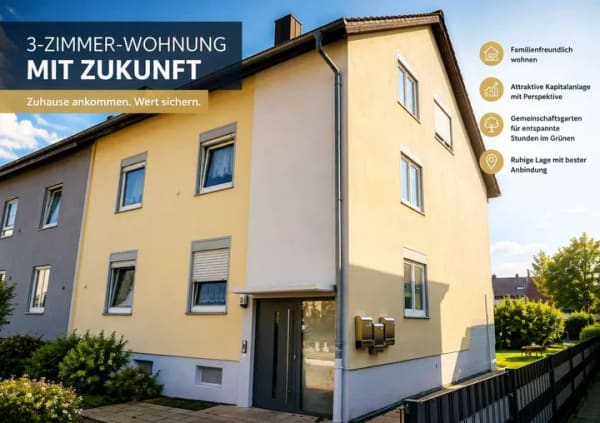 Immobilie in Wörth am Rhein - Attraktive 3-Zimmer-Wohnung in Wörth-Maximiliansau - Bild 0