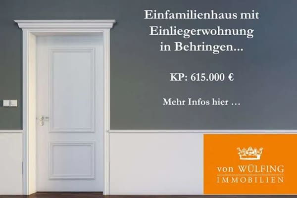 Immobilie in Bispingen - Einfamilienhaus mit Einliegerwohnung ​in Behringen... - Bild 0