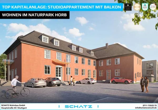 Immobilie in Horb am Neckar - Modern ausgestattetes Studio Appartement im Naturpark - Bild 0