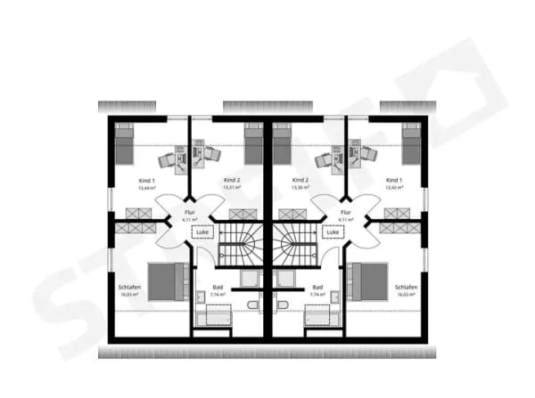 Immobilie in Hamm am Rhein - NEUBAU / PROJEKTIERUNG - DOPPELHAUSHÄLFTE IM ALLMENDGARTEN IN HAMM AM RHEIN MIT GRUNDSTÜCK - Bild 2