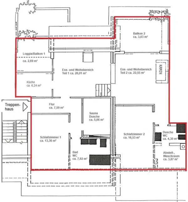 Immobilie in Inzlingen - Große 3,5 - Zimmer - DG - ETW  mit 2 tollen Süd-Balkonen, Einzelgarage und TG-Stellplatz ! - Bild 0