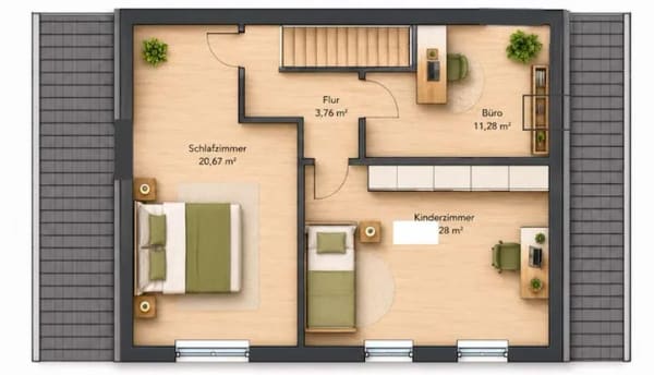 Immobilie in Kaufering - große Doppelhaushälfte mit Einliegerwohnung - Bild 3