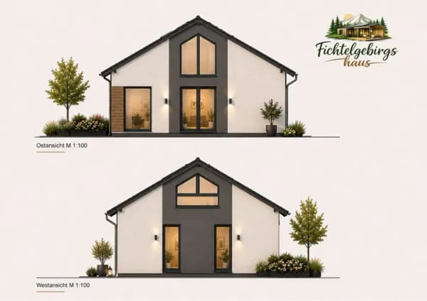 Immobilie in Hohnhorst - Bungalow Edeltraut | Diffusionsoffen | Offene Galerie | Schlüsselfertig | KfW-40 - Bild 3