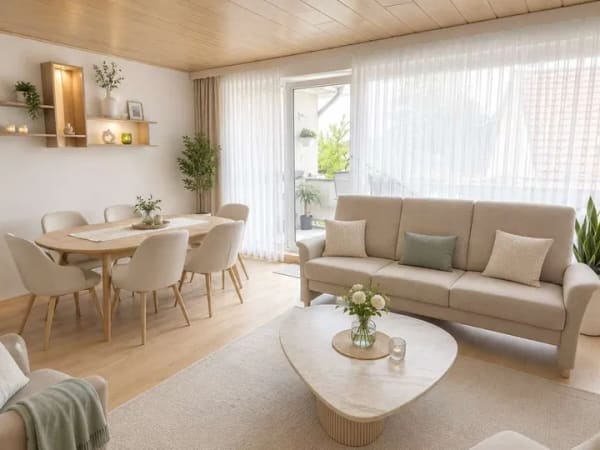 Immobilie in Guntersblum - ImmobilienPunkt*** Schicke Maisonette-Wohnung mit großem Sonnenbalkon - Bild 1