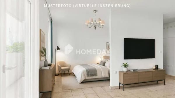 Immobilie in Frankfurt am Main - Sofort bezugsfreie 1,5-Zimmer-Wohnung mit Balkon im 7. Obergeschoss in Frankfurt - Bild 1