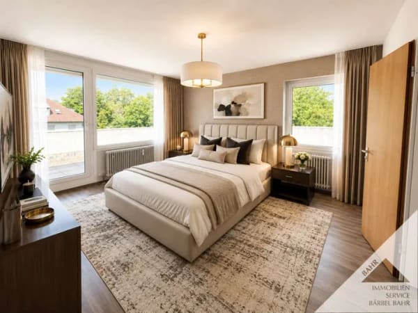 Immobilie in Korntal-Münchingen - Penthouse-Wohnung mit Einzelgarage – Ihr Paradies zum Entspannen mit viel Licht und Sicht! - Bild 2