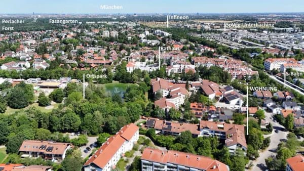 Immobilie in Unterhaching - 2-Zi-Gartenwohnung Nähe S-Bahn Unterhaching (vermietet) - Bild 3