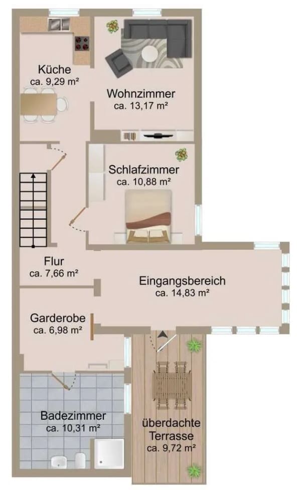 Immobilie in Zörbig - Ihr neues Zuhause in Zörbig: Großes Grundstück, moderne Heizung 2023, gemütliche Terrasse und Garage - Bild 1