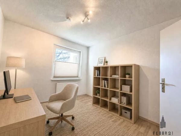 Immobilie in Hessisch Oldendorf - Bezugsfreie 3-Zimmer-Wohnung mit Tageslichtbad und Balkon - Bild 4