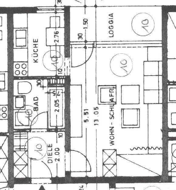 Immobilie in Waldkraiburg - Gemütliches Ein-Zimmer-Appartement mit Gartenanteil - Bild 0
