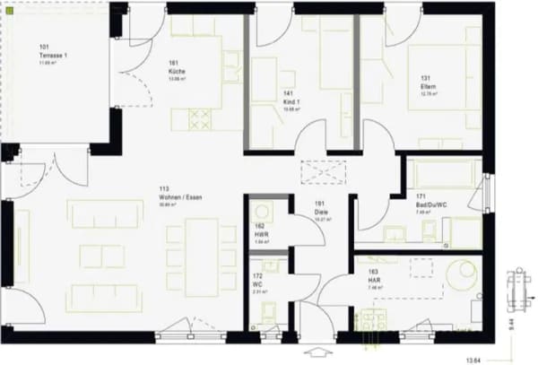 Immobilie in Rehburg-Loccum - Neubau nach Maß: 5 Zimmer, 168 m², KfW 55 - Bild 4