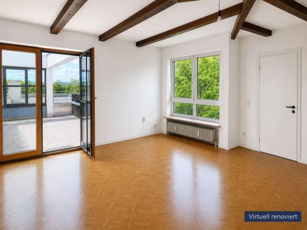 Immobilie in Zorneding - 3-Zimmer-Wohnung mit 26 m² Dachterrasse & Bergblick, Aufzug, Garage - Bild 2