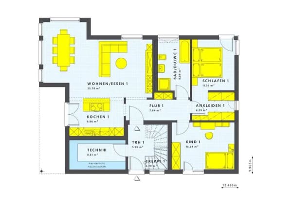 Immobilie in Großenaspe - Dein maßgeschneidertes Mehrgenerationenhaus in Großenaspe inkl. Photovoltaik und Battereiespeicher i - Bild 3