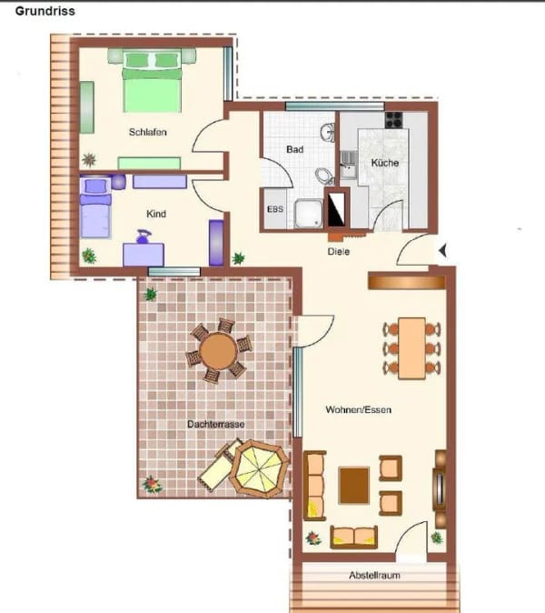 Immobilie in Ehningen - Helle 3,5-Zimmer-Dachgeschosswohnung mit großzügiger Dachterrasse - Bild 0
