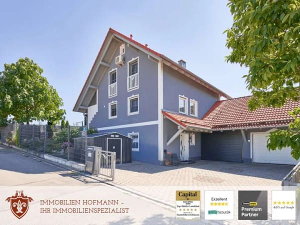 Immobilie in Mengkofen - Familienglück in ruhiger Lage - Gepflegtes Einfamilienhaus mit Werkstatt und PV- Anlage - Bild 0