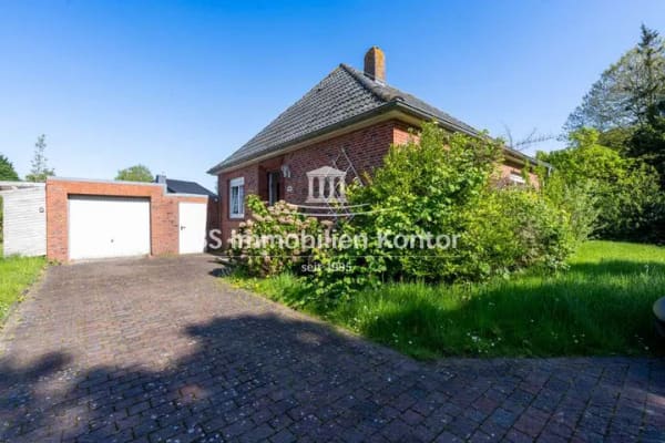 Immobilie in Hinte - Groß Midlum! Gepflegter, renovierter Bungalow mit Terrasse, Garage und großer Gartenanlage! - Bild 2