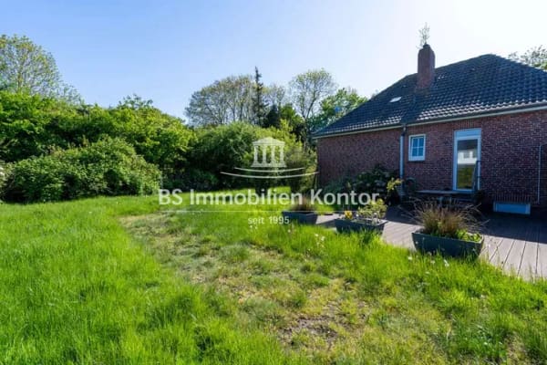 Immobilie in Hinte - Groß Midlum! Gepflegter, renovierter Bungalow mit Terrasse, Garage und großer Gartenanlage! - Bild 4