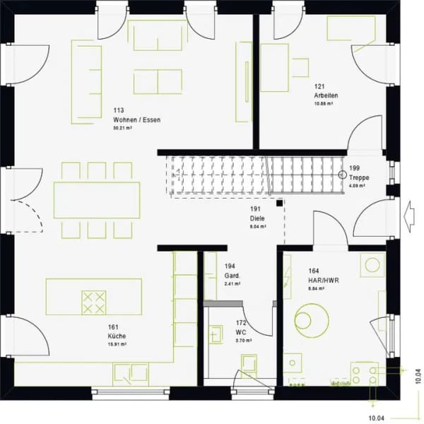 Immobilie in Volkach - Toll aufgeteiltes Einfamilienhaus mit Kamin. Lassen Sie sich begeistern. - Bild 4