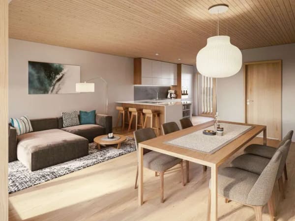 Immobilie in Maierhöfen - Neubau in Maierhöfen im Allgäu - Exklusive 3,5 Zimmer Wohnung mit 2 Terrassen - Bild 4