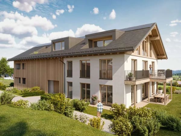 Immobilie in Maierhöfen - Neubau in Maierhöfen im Allgäu - Exklusive 2 Zimmer Wohnung mit Terrasse - Bild 1