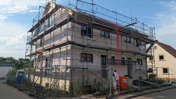 Immobilie in Rheinmünster - Moderne Doppelhaushälfte mit Basis-Ausbaustufe - Bild 1