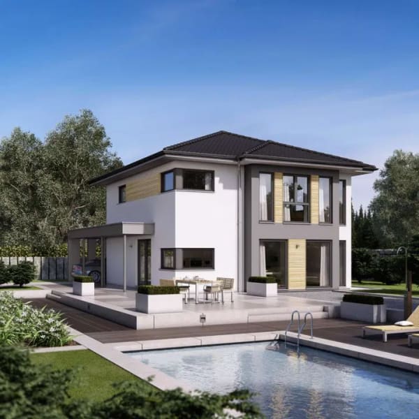 Immobilie in Lichtentanne - LivingHaus Stadtvilla im Landhausstil - Dein maßgeschneidertes Traumhaus in Lichtentanne - Bild 0