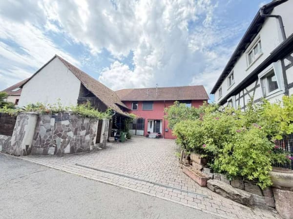 Immobilie in Schweigen-Rechtenbach - Historisches Fachwerkensemble von 1593-restauratorische Rarität mit modernem Wohnhaus und einzigarti - Bild 2
