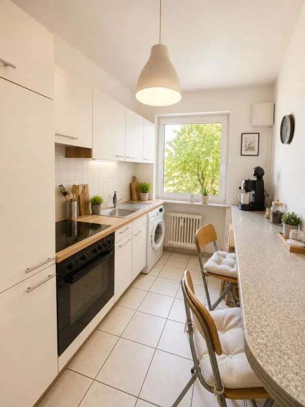 Immobilie in Freiburg im Breisgau - freiwerdende 1,5 Zi. Wohnung, 3. OG mit Balkon, inkl. Ebk - Bild 4
