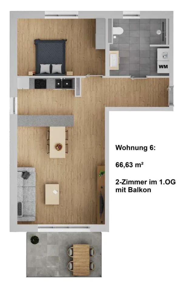 Immobilie in Oberding - AfA 5+5% // 2-Zimmer // BARRIEREFREI // BALKON // QNG+ // KfW40 - Bild 0