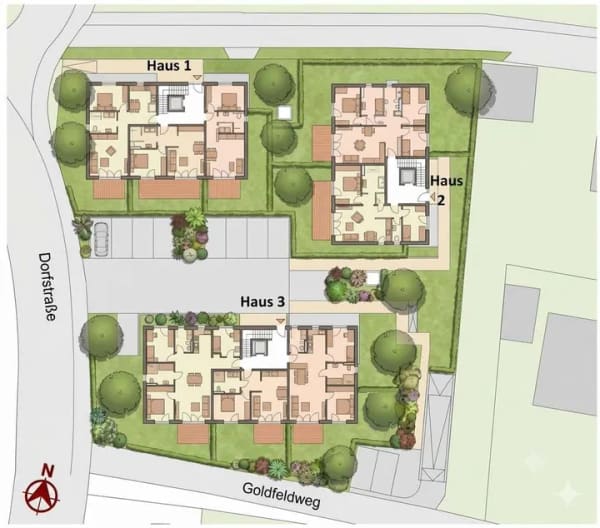Immobilie in Oberding - AfA 5+5% // 2-Zimmer // BARRIEREFREI // BALKON // QNG+ // KfW40 - Bild 1