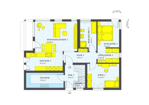 Immobilie in Michelbach an der Bilz - LivingHaus Mehrgenerationenhaus - Individuell geplant, nachhaltig gebaut, perfekt leben - Bild 1